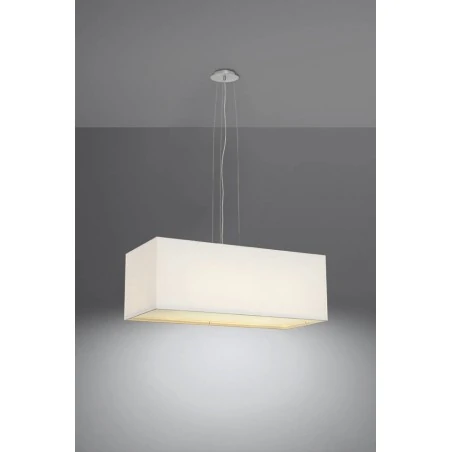 Oswietlenie-sufitowe - biały żyrandol 3xe27 santa bis 80 sl.0779 sollux lighting 