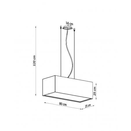 Oswietlenie-sufitowe - biały żyrandol 3xe27 santa bis 80 sl.0779 sollux lighting 