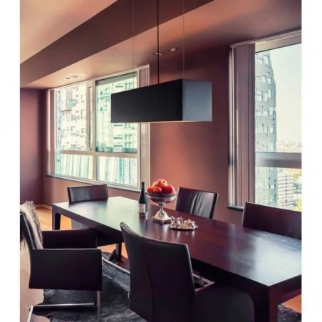 Oswietlenie-sufitowe - czarny żyrandol 3xe27 santa bis 80 sl.0780 sollux lighting 