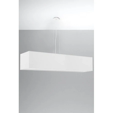 Oswietlenie-sufitowe - biały żyrandol 5xe27 santa 120 sl.0781 sollux lighting 
