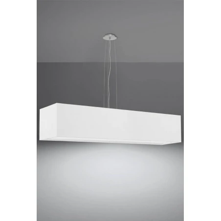 Oswietlenie-sufitowe - biały żyrandol 5xe27 santa 120 sl.0781 sollux lighting 
