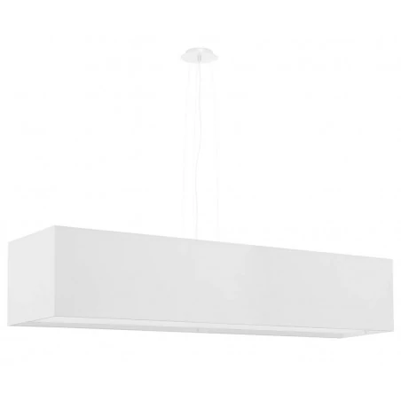 Oswietlenie-sufitowe - biały żyrandol 5xe27 santa 120 sl.0781 sollux lighting 