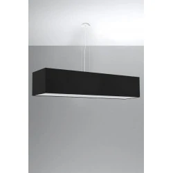 Oswietlenie-sufitowe - czarny żyrandol 5xe27 santa 120 sl.0782 sollux lighting 