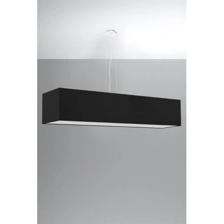 Oswietlenie-sufitowe - czarny żyrandol 5xe27 santa 120 sl.0782 sollux lighting 