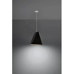 Oswietlenie-sufitowe - czarny żyrandol blum sl.0770 sollux lighting 