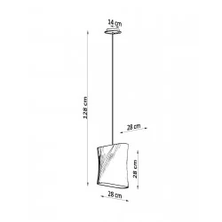 Oswietlenie-sufitowe - czarny żyrandol blum sl.0770 sollux lighting 