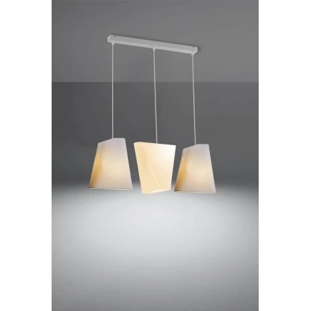 Oswietlenie-sufitowe - biały żyrandol 3xe27 blum sl.0771 sollux lighting 