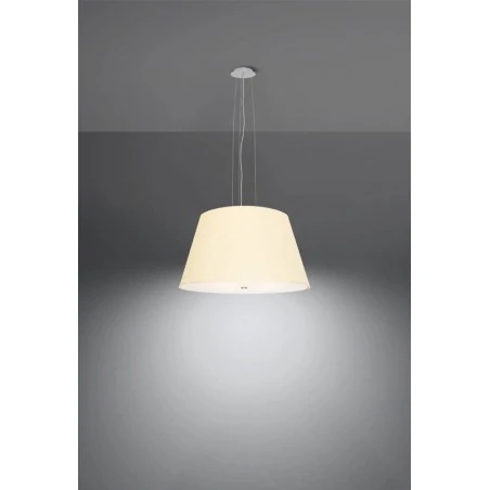 Oswietlenie-sufitowe - biały żyrandol cono 45 sl.0829 sollux lighting 