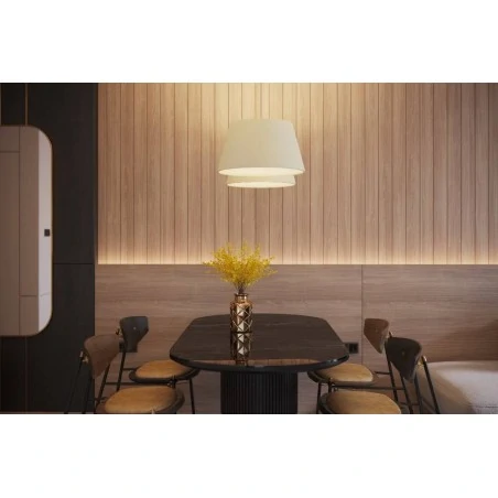 Oswietlenie-sufitowe - biały żyrandol cono 45 sl.0829 sollux lighting 