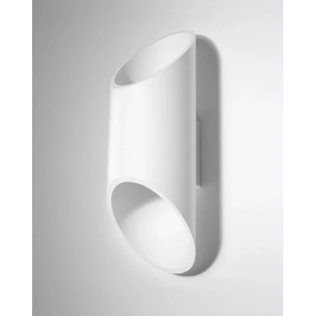 Kinkiety - biały kinkiet penne 30 sl.0108 sollux lighting 