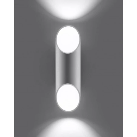 Kinkiety - biały kinkiet penne 30 sl.0108 sollux lighting 