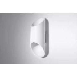 Kinkiety - biały kinkiet penne 30 sl.0108 sollux lighting 
