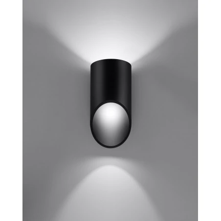 Kinkiety - czarny kinkiet penne 20 sl.0113 sollux lighting 