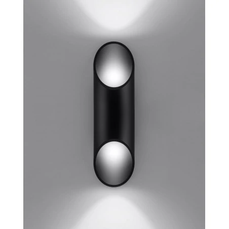 Kinkiety - czarny kinkiet penne 30 sl.0114 sollux lighting 
