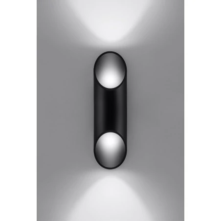 Kinkiety - czarny kinkiet penne 30 sl.0114 sollux lighting 