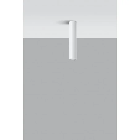 Oswietlenie-sufitowe - tuba sufitowa walec długa gu10 lagos 30 biała sl.0435 sollux 