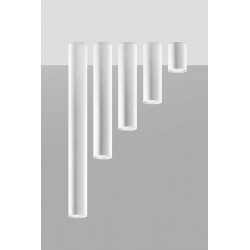 Oswietlenie-sufitowe - tuba sufitowa walec długa gu10 lagos 30 biała sl.0435 sollux 