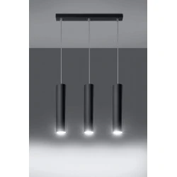 Lampy-sufitowe - lampa wisząca sufitowa 3 tuby 3xgu10 lagos 3l sl.0329 sollux 