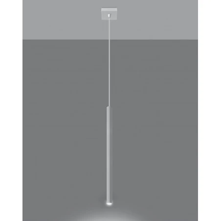 Oswietlenie-sufitowe - wisząca biała lampa pastelo sl.0465 sollux lighting 