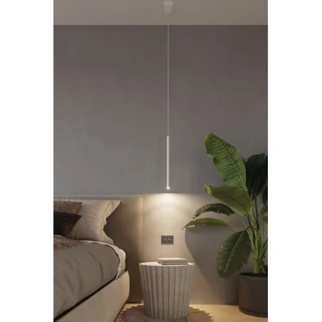 Oswietlenie-sufitowe - wisząca biała lampa pastelo sl.0465 sollux lighting 
