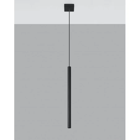 Oswietlenie-sufitowe - wisząca czarna lampa pastelo sl.0469 sollux lighting 