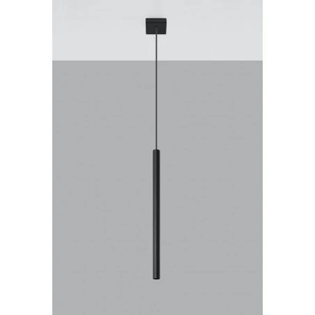 Oswietlenie-sufitowe - wisząca czarna lampa pastelo sl.0469 sollux lighting 