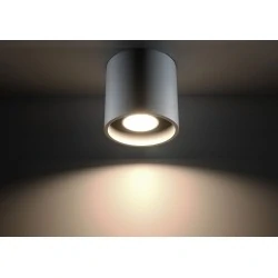 Lampy-sufitowe - szary plafon gu10 orbis sl.0018 sollux lighting 