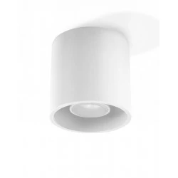 Lampy-sufitowe - biały plafon gu10 orbis sl.0021 sollux lighting 