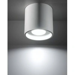 Lampy-sufitowe - biały plafon gu10 orbis sl.0021 sollux lighting 