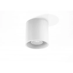 Lampy-sufitowe - biały plafon gu10 orbis sl.0021 sollux lighting 