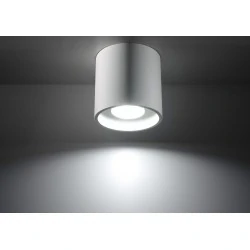 Lampy-sufitowe - biały plafon gu10 orbis sl.0021 sollux lighting 