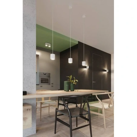 Lampy-sufitowe - biały plafon 2xgu10 orbis sl.0056 sollux lighting 