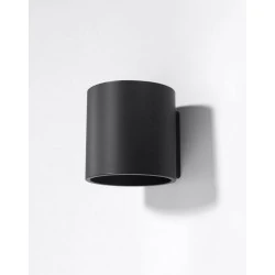 Kinkiety - czarny kinkiet tuba g9 orbis sl.0048 sollux lighting 