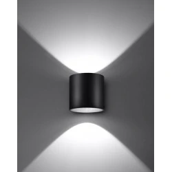 Kinkiety - czarny kinkiet tuba g9 orbis sl.0048 sollux lighting 