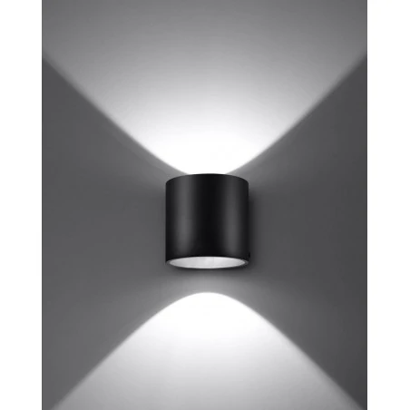 Kinkiety - czarny kinkiet tuba g9 orbis sl.0048 sollux lighting 