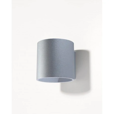 Kinkiety-do-salonu - szary kinkiet tuba g9 orbis sl.0049 sollux lighting 