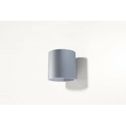 Kinkiety-do-salonu - szary kinkiet tuba g9 orbis sl.0049 sollux lighting 