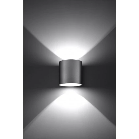Kinkiety-do-salonu - szary kinkiet tuba g9 orbis sl.0049 sollux lighting 