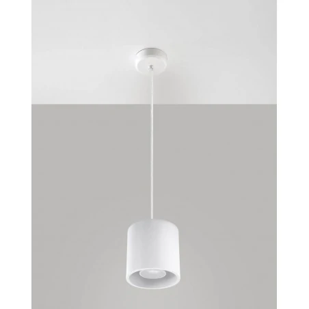 Lampy-sufitowe - biała lampa wisząca gu10 orbis sl.0053 sollux lighting 