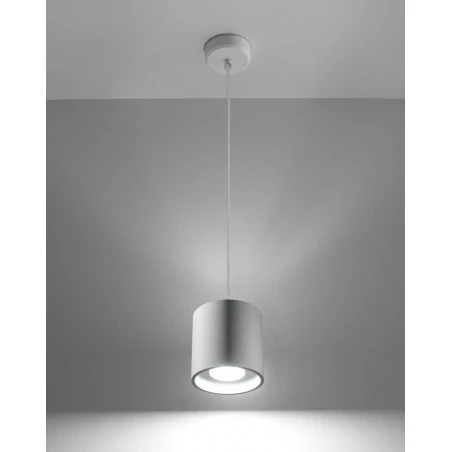 Lampy-sufitowe - biała lampa wisząca gu10 orbis sl.0053 sollux lighting 