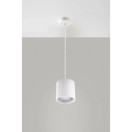 Lampy-sufitowe - biała lampa wisząca gu10 orbis sl.0053 sollux lighting 
