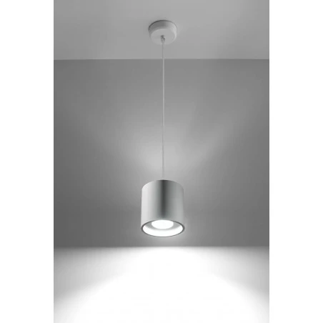 Lampy-sufitowe - biała lampa wisząca gu10 orbis sl.0053 sollux lighting 