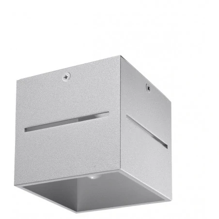 Oswietlenie-sufitowe - szary plafon lobo sl.0208 sollux lighting 