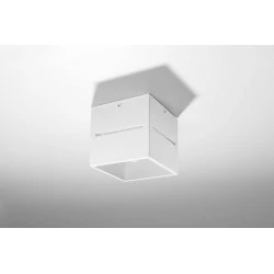 Oswietlenie-sufitowe - biały plafon lobo sl.0209 sollux lighting 