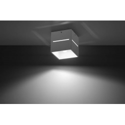 Oswietlenie-sufitowe - biały plafon lobo sl.0209 sollux lighting 