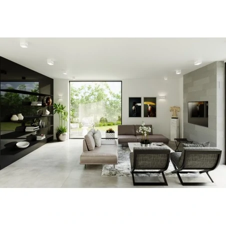 Oswietlenie-sufitowe - biały plafon lobo sl.0209 sollux lighting 