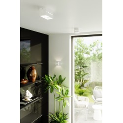 Oswietlenie-sufitowe - biały plafon lobo sl.0209 sollux lighting 