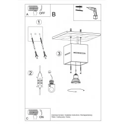 Oswietlenie-sufitowe - biały plafon lobo sl.0209 sollux lighting 