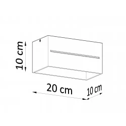 Oswietlenie-sufitowe - czarny plafon 2xg9 lobo maxi sl.0384 sollux lighting 