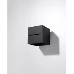 Kinkiety-do-salonu - czarny kinkiet lobo sl.0204 sollux lighting 